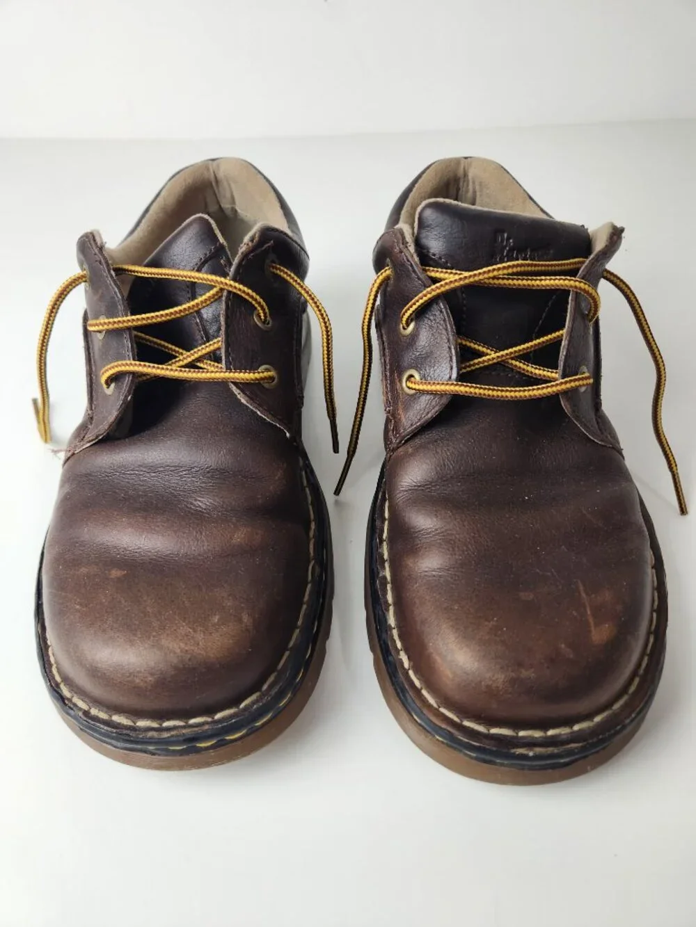 Dr Martens Shoes Mens 11 Brown Oxford Leather Three Eyelet 11194 AW004